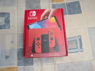 Nintendo Switch OLED Edición Mario Roja