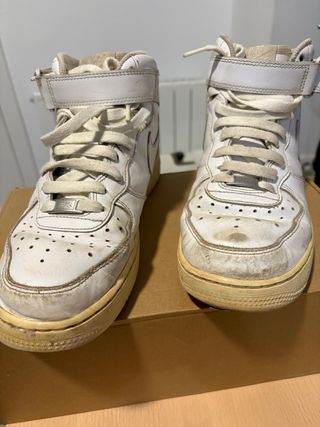 Zapatillas Nike Air Force 1 Blancas Altas