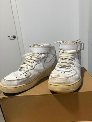 Zapatillas Nike Air Force 1 Blancas Altas