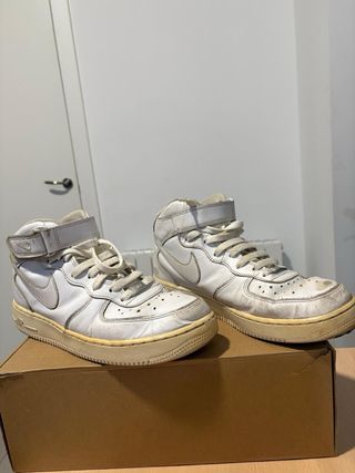 Zapatillas Nike Air Force 1 Blancas Altas