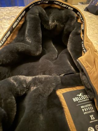 Cazadora Hollister Camel Talla XS