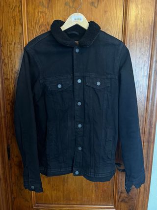 Chaqueta de cuadros con capucha