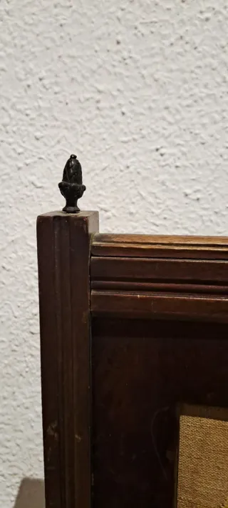 Mueble chimenea seda china antiguo