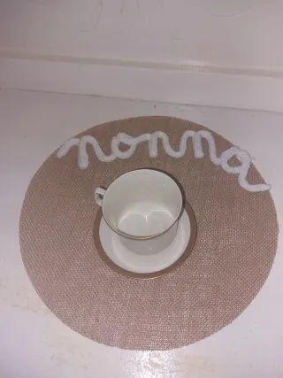 Tovaglietta rotonda in juta