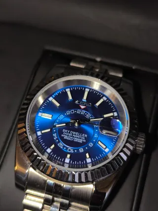 Seiko Skydweller Azul Mod
