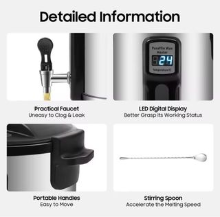 Fundidor de cera eléctrico