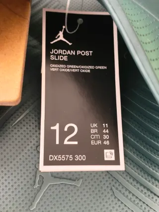 Chanclas Jordan Talla 46 Verde