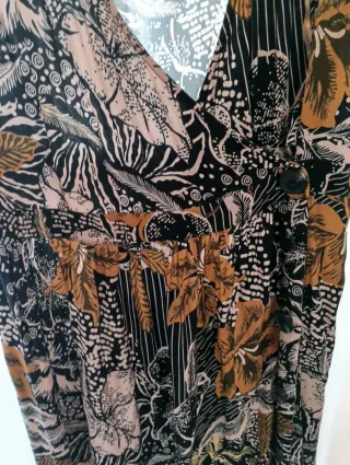 Vestido largo estampado original