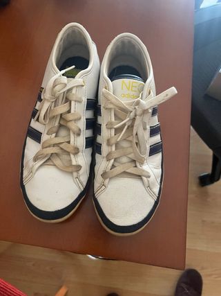 Zapatillas Adidas Neo Blancas Talla 40 1/2