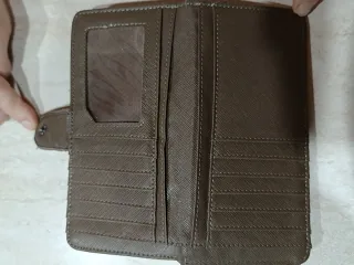 Portafogli Eslcc donna beige/marrone.