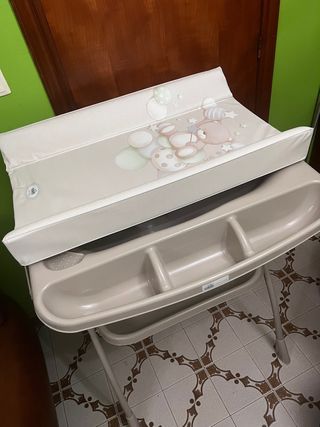 Bañera cambiador para bebé