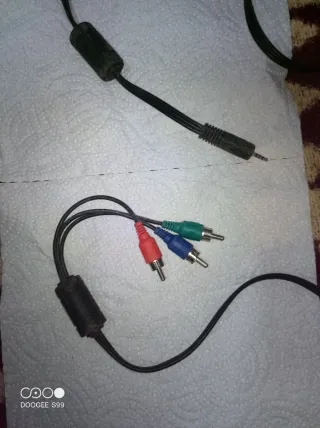 Cable 2.5mm a 3 RCA Consola Antigua Video