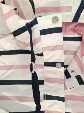 Impermeabile a righe