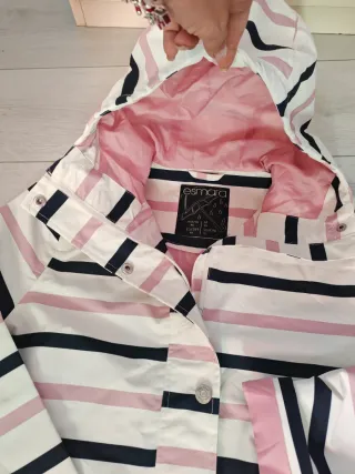 Impermeabile a righe