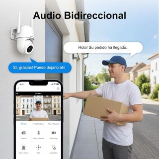 Camara de vigilancia Wi-Fi exterior CiKiKWXO