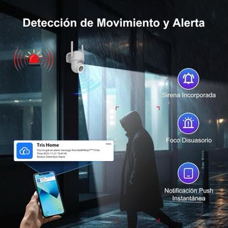 Camara de vigilancia Wi-Fi exterior CiKiKWXO