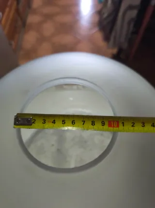 Tulipa cristal opaco decorado