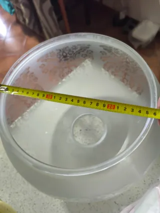 Tulipa cristal opaco decorado