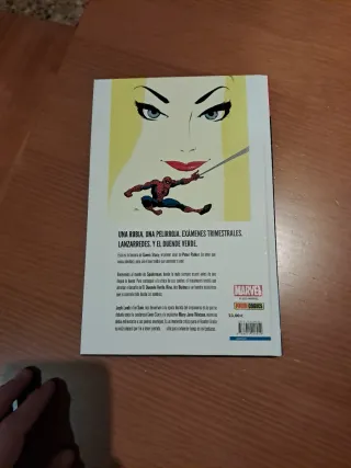 Reedición 100% marvel hc spiderman. azul