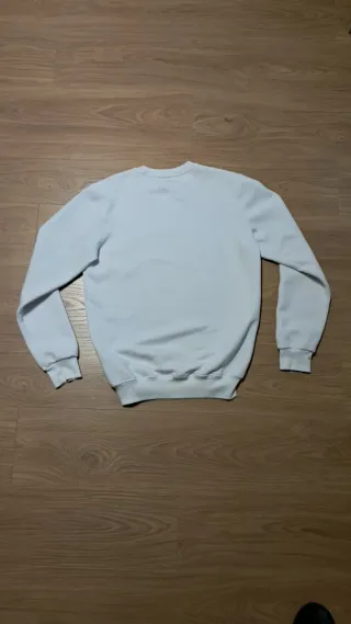Sudadera Moncler Blanca Logo Minimalista
