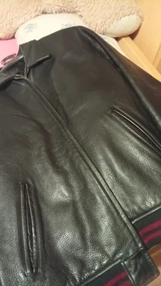 Cazadora de piel Chevignon Talla XL