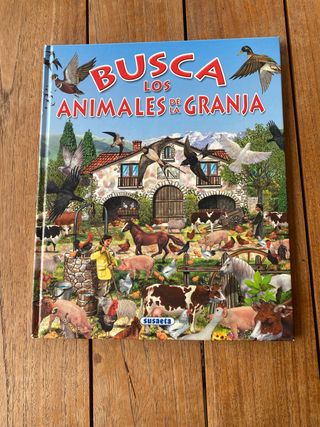 Busca los animales de la granja (Spanish Edition)