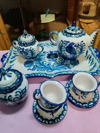 Juego de cerámicahecho a mano