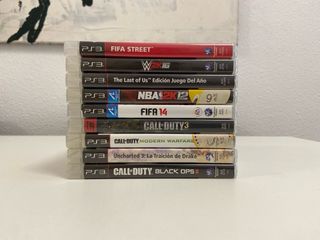 Consola PS3 Negra + 9 Juegos+ 2 mandos