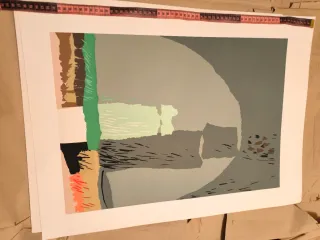 Lote serigrafías restos fabricación