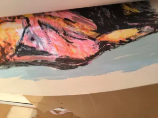 Lote serigrafías restos fabricación