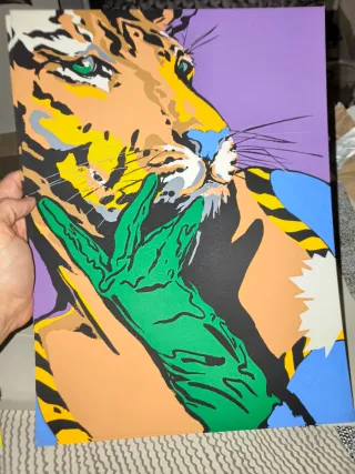 Lote serigrafías restos fabricación