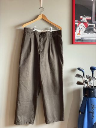 Pantalón Chino Burberry London Gris W37