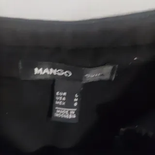 Vestido casual azul y negro