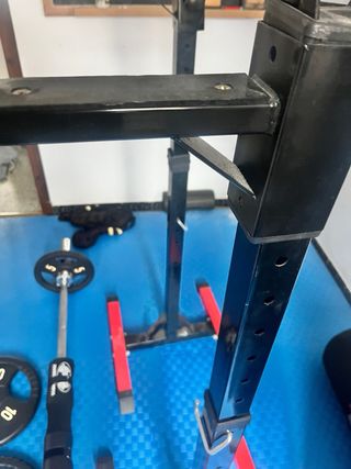 Set de halterofilia barra olímpica y discos