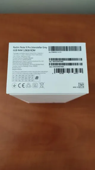 Redmi Note 9 Pro Xiaomi Grey