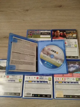 PS4 FIFA 15, 16, 17, 18, 19, 20 - Pack 6 Juegos