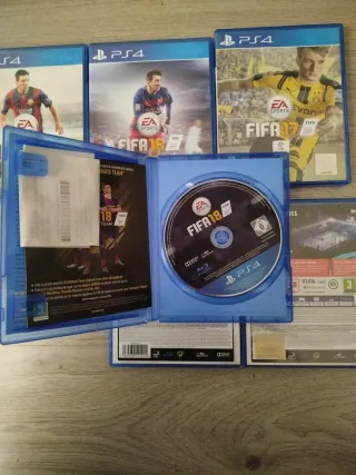 PS4 FIFA 15, 16, 17, 18, 19, 20 - Pack 6 Juegos