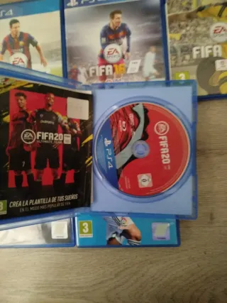 PS4 FIFA 15, 16, 17, 18, 19, 20 - Pack 6 Juegos