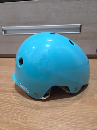 Casco Bicicleta Azul Talla 55-58cm