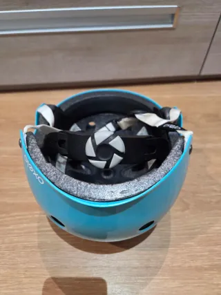 Casco Bicicleta Azul Talla 55-58cm