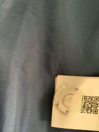 Chaqueta Moncler impermeable azul hombre