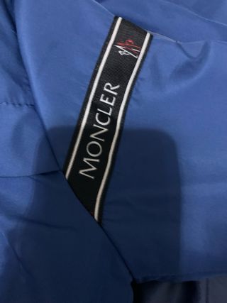 Chaqueta Moncler impermeable azul hombre
