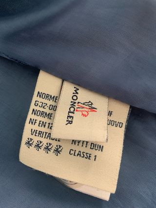 Chaqueta Moncler impermeable azul hombre