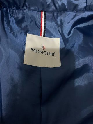 Chaqueta Moncler impermeable azul hombre