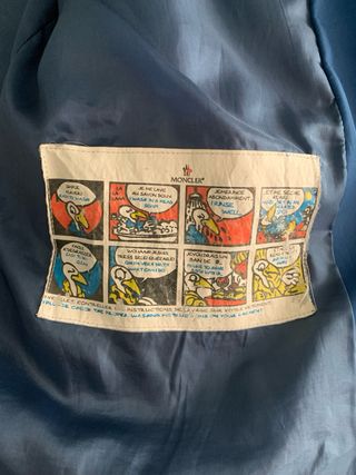 Chaqueta Moncler impermeable azul hombre
