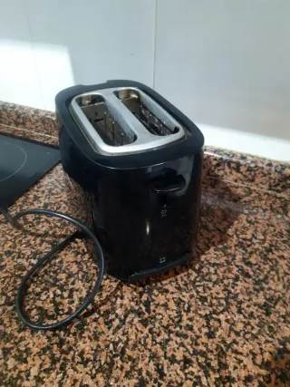 Tostadora Philips Negra