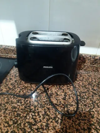Tostadora Philips Negra