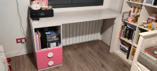 Conjunto cama escritorio baldas