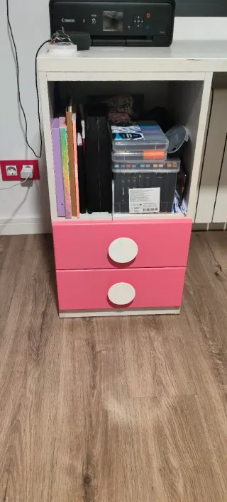 Conjunto cama escritorio baldas