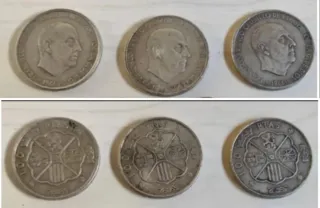 3 Monedas 100 Pesetas